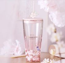 中国 スタバ 桜 グラス ストロー カップ 591ml