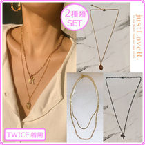 【just LoveR.】Marcel Necklace~ネックレス 2種類SET#TWICE着用