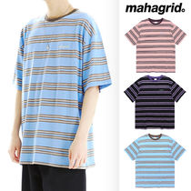 【mahagrid】22SS★ ROPE LOGO STRIPED TEE