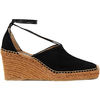 Jimmy Choo サンダル・ミュール Dulcet 90 Espadllile レザー&スエード ウェッジエスパドリーユ