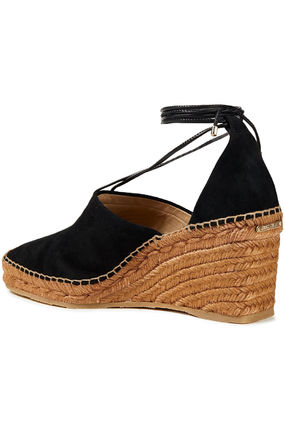 Jimmy Choo サンダル・ミュール Dulcet 90 Espadllile レザー&スエード ウェッジエスパドリーユ(3)