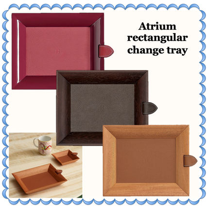 HERMES 小物入れ(トレイ) HERMES トレイ Atrium rectangular change tray 直営ラッピング(2)