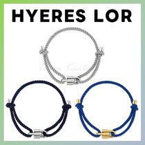 [HYERES LOR] Silver Dual H String Bracelet ★男女兼用★