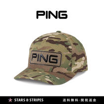 日本未販売【PING】MultiCam スナップバック キャップ カモ