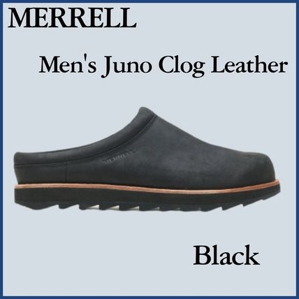 MERRELL 靴・ブーツ・サンダルその他 MERRELL メンズジュノクロッグレザースリッポン