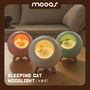 mooas 照明 【MOOAS】充電式★Sleeping Cat Moodlight [3color]