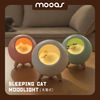 mooas 照明 【MOOAS】充電式★Sleeping Cat Moodlight [3color]