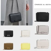 CHARLES & KEITH◇Double Chain Link Crossbody Bag◇送料込