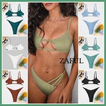 Sexy*ZAFUL◆大人気◆リブスターシェイプカット▽ビキニセット