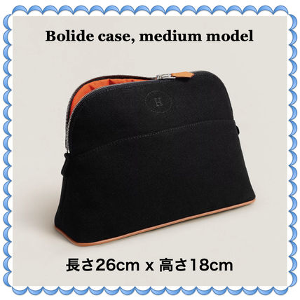 HERMES トラベルポーチ Hermes ボリード コットン ポーチ Bolide case, medium model(4)