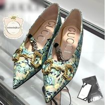 GUCCI【セール】国内発■ホースビット チェーンベルトパンプス