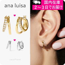 ana luisa◆可憐なミニダブルフープピアス＊TODA MINI