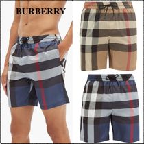 ■BURBERRY■バーバリー メンズ スイムショートパンツ チェック