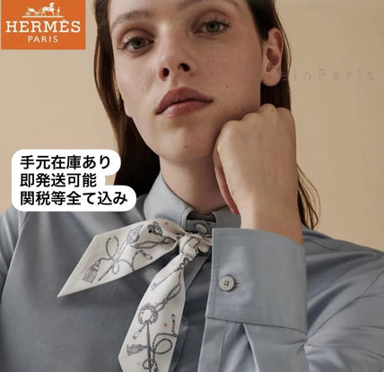 HERMES スカーフ 【HERMES パリ本店】エルメス Twilly ツイリー(4)