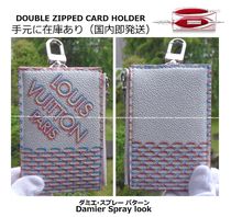 国内即発 DOUBLE ZIPPED CARD HOLDER コインケース Dリング付き