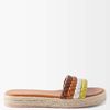 Gianvito Rossi サンダル・ミュール Espadrille マーベラ レザーブレード エスパドリーユサンダル