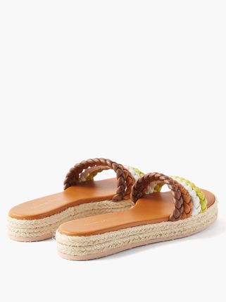 Gianvito Rossi サンダル・ミュール Espadrille マーベラ レザーブレード エスパドリーユサンダル(4)