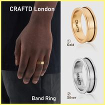 送料関税込【CRAFTD London】Band Ring 指輪 (2色)☆国内発送♪