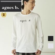 国内即発 agnes b. S137 TS ロゴTシャツ 2色