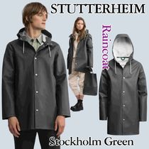 Stutterheim 男女共用ストックホルムグリーンレインコート