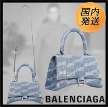 【国内発送★BALENCIAGA】HOURGLASS スモールハンドバッグ