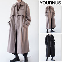 【YOURNUS】Half Lapel Trench Coat