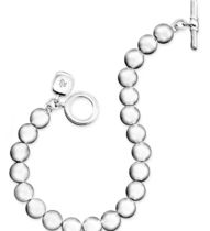 Lauren Ralph Lauren Silver-Tone Bead (8 mm) Bracelet