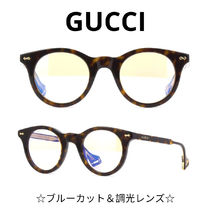 関税・送料込み＊Gucci＊GG0736S  ブルーカット＆調光  メガネ