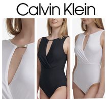 Calvin Klein  SWIMSUITS ワンピース水着  ゴールドアクセント