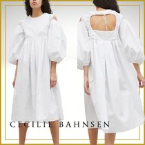 *関税込*CECILIE BAHNSEN ジョジョコットンポプリンミディドレス