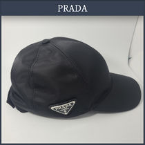 【PRADA】RE-NYLON Triangle Logo Ball Cap★2HC274 2DMI F0002