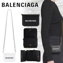 ◆国内発送◆【BALENCIAGA】チェーンミニウォレット　ミニ財布