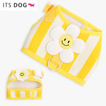 《韓国 ITS DOG》smile daisy harness yellow☆ハーネスのみ人気