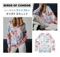 AU発★BIRDS OF CONDOR / 男女兼 タイダイ スウェット★ロゴ入り