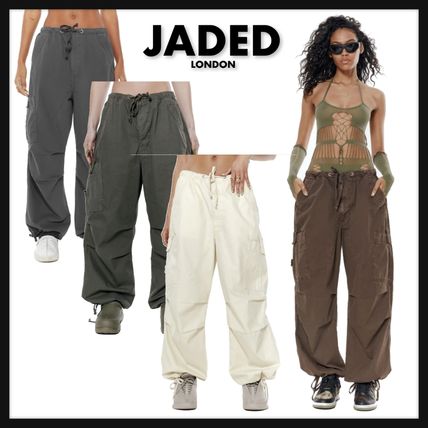 JADED LONDON パンツ 【JADED LONDON】パラシュート オーバーサイズ カーゴ パンツ