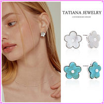 【TATIANA】Pearl Dot Blossom Earrings EC1901〜フラワーピアス