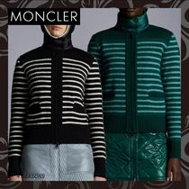 売切必至★MONCLER パデッド ウール＆モヘア カーディガン★New