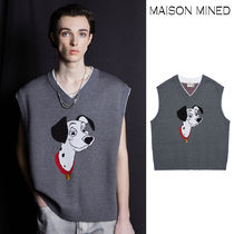 【MAISON MINED】(DALMATIANS)SIGNATURE KNIT VEST