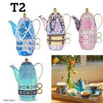 【T2 Tea】お洒落な ティーセット ティーポット＆カップ 2人用