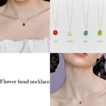 韓国ブランドHei★芸能人着用_FLOWER BEAD NECKLACE_4色