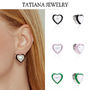 TATIANA ピアス ★韓国人気★TATIANA★Bold Heart Pearl One-Touch Earring