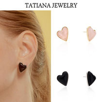 ★韓国人気★TATIANA★Unbalance Heart Earrings