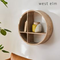 人気☆west elm(ウエストエルム) ラウンド ウォール シェルフ