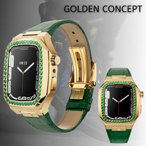 GOLDEN CONCEPT Apple Watch 7 Case CLD Gold スワロフスキー