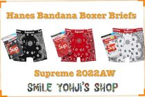 ★22AW WEEK1★Supreme Hanes Bandana Boxer Briefs