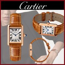 国内直営店より【Cartier】鮮やか色合いと品のある タンク ルイ