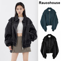 【Raucohouse】Viper leather 2-way zip-up jacket