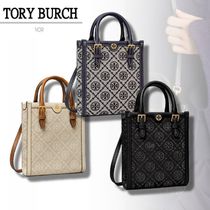 国内即発 大人気 TORY BURCH Tモノグラム ジャカード ミニトート