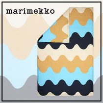 【marimekko】マリメッコ ロッキー 掛け布団カバー 綿 ベージュ