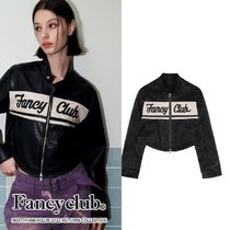 ★NASTY FANCY CLUB★[NF] BIKE CROP LEATHER JACKET